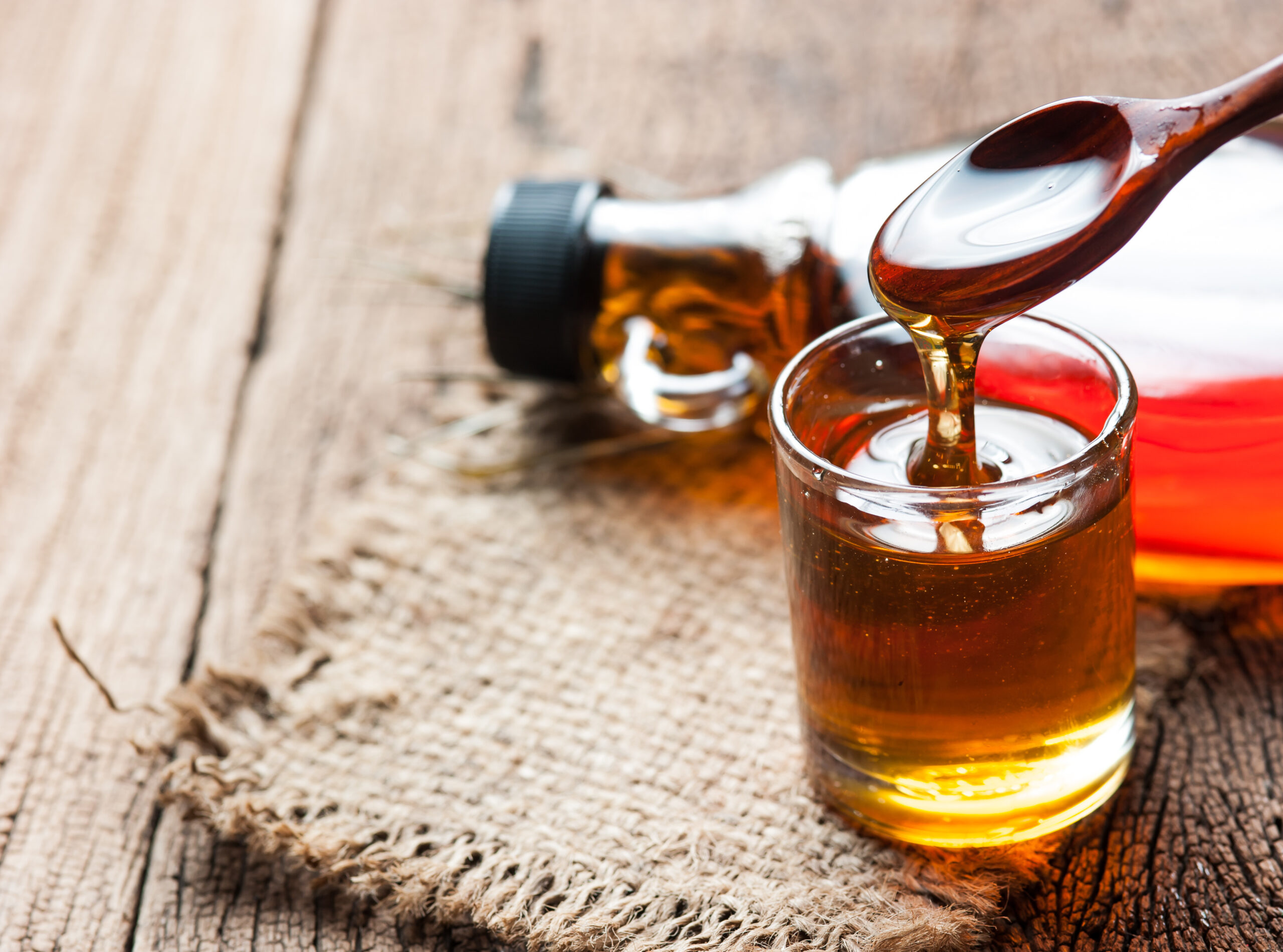 pure maple syrup